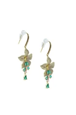 Suzette Flower Gem Earrings -Alamour Sale Store 30 0a1dc768 cfc6 45f6 ba63 f865e95e0a3f