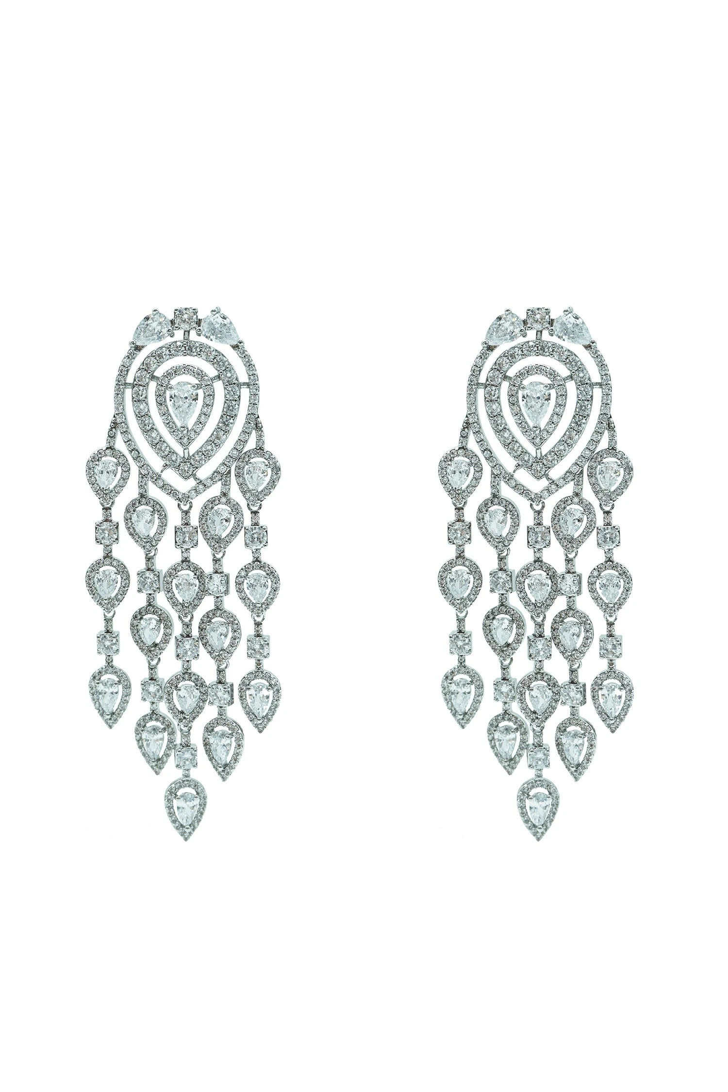 Milana Silver Chandelier Earrings
