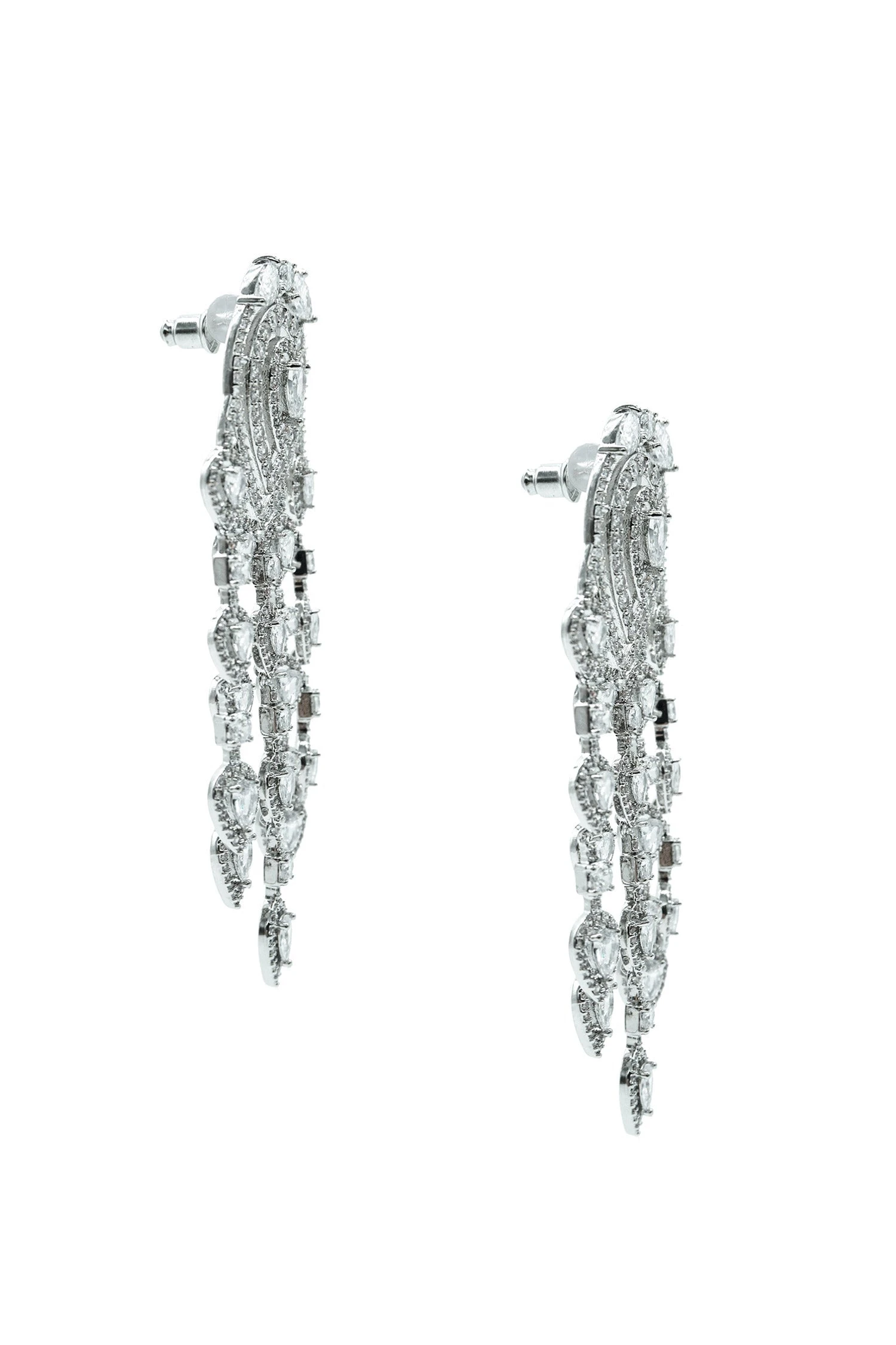 Milana Silver Chandelier Earrings 3 Milana Silver Chandelier Earrings - Image 3
