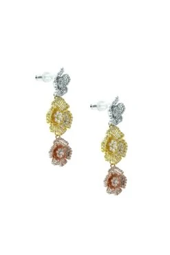 Perla Floral Trio Earrings -Alamour Sale Store 406