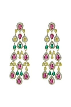 Juliet Multicoloured Chandelier Earrings