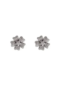Angele Silver Flower Studs